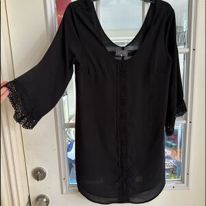 ASTR black tunic mini dress